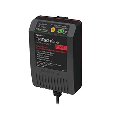 Imagem de ProMariner Carregador e manutenção de bateria a bordo ProTechOne série digital 24105, entrada de energia CA integrada com tampa autofechada - 5 Amp