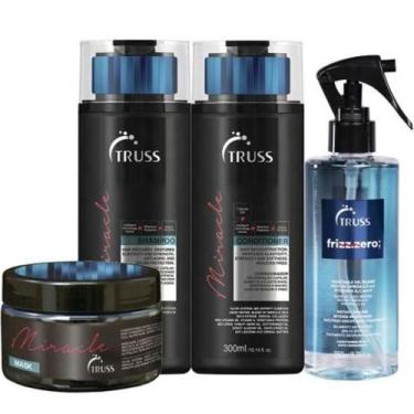 Imagem de Kit Truss  Miracle Shampoo + Condicionador (300ml) + Máscara (Miracle)