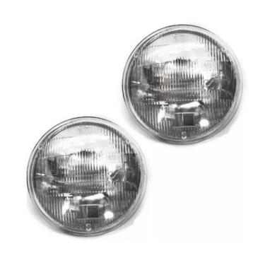 Imagem de Par Farol Chevette 73/82 Selado Sealed Beam 180mm Siribim