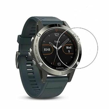 Imagem de 1* Protetor de tela de vidro temperado transparente protetor de filme para Garmin Fenix5
