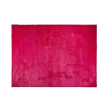 Imagem de Tapete Peludo Apolo 1,00 x 1,50 Pink | Prata Têxtil