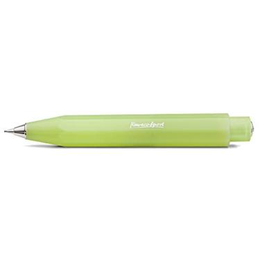 Imagem de Kaweco Lapiseira FROSTED SPORT Fine Lime 0,7 mm HB I Exclusive Lead Pencil em design clássico 10,5 cm I recarregável
