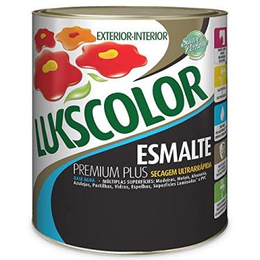 Imagem de Tinta Esmalte Acet Lukscolor Base Água Branco 900ml