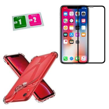 Imagem de Capinha Case Anti Impacto e Película Vidro 9D Compatível iPhone XR
