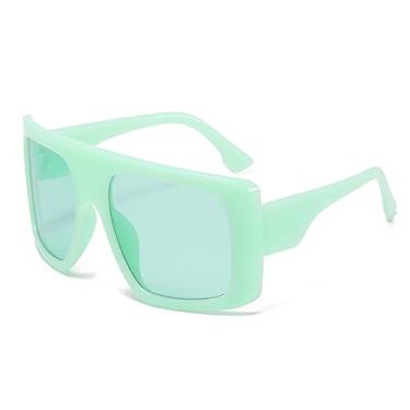 Imagem de Óculos de sol femininos quadrados de tamanho grande, moda vintage, óculos de sol grandes, óculos de sol masculinos, hip hop, tons gradientes, 12, china