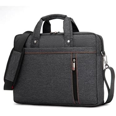 Imagem de Maleta Executiva para Notebook de Até 15.6 Polegadas - Modelo Expansível até 12cm, Resistente a Riscos, Material Premium, Bolso Frontal, Alça Lateral Ajustável, Ferragens Cromadas - Grafite - BANGE