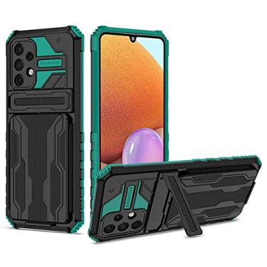 Imagem de Capa de telefone porta-cartão para Samsung A32 A52 A42 A31 A72 A22 A12 5G 4G S20 FE S21 Plus Note 20 Uitra A20S A21S Capa, verde, para Samsung A52