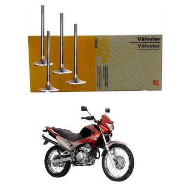 Imagem de kit Válvulas Admissão Escape Nx 400 Falcon Metal Leve