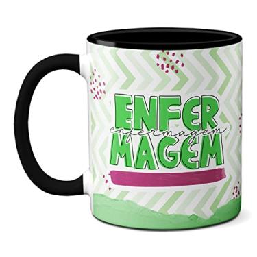 Imagem de Caneca Enfermagem Enfermeira PQ Não Tinha Vaga Para Princesa (Preta)