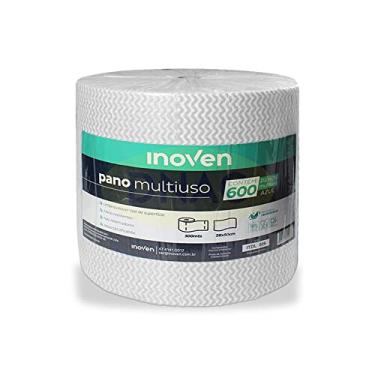 Imagem de Pano Perfex Multiuso Para Limpeza Reutilizável Rolo 20cmx300m - Branco Inoven