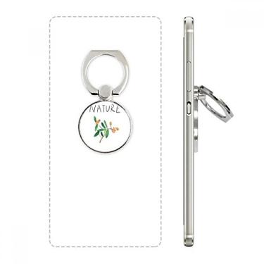 Imagem de Suporte de anel de telefone com pintura em ilha Natural Plants Suporte universal