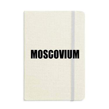 Imagem de Caderno com nome da cor branca azulada, capa dura para diário clássico A5 presente