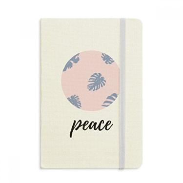 Imagem de Caderno de arte abstrata em pó azul com capa dura em tecido oficial diário clássico