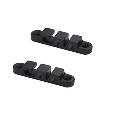Imagem de Guyker 2 peças de retentor/guia de cordas para cabeçote de baixo elétrico, corda de árvore, guia de fivela para baixo, SR5, preto