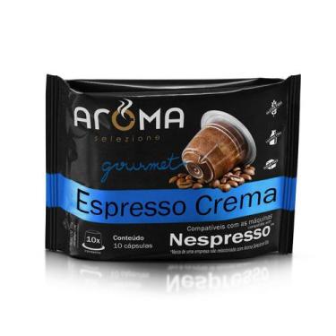 Imagem de Cápsulas De Café Espresso Crema Aroma - Compatíveis Com Nespresso - 10