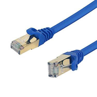 Imagem de Cabo de rede Cat.7 PlusCable, CAT715BL, 1,5metros Azul, Patch cord 100% Cobre