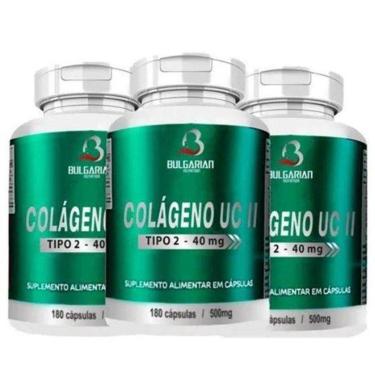 Imagem de 3x Uc-2 Colágeno Tipo 2 40mg 540 Cápsulas - Rápida Absorção-Unissex