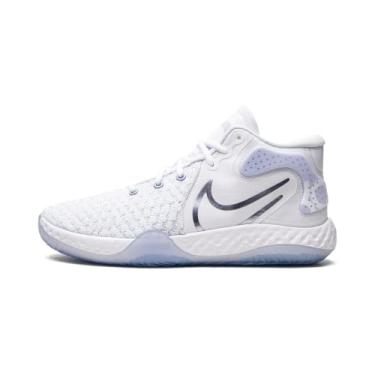 Imagem de Nike Mens KD Trey 5 VIII Basketball Shoes HEATSEEKERS White Royal Tint Size 10.5