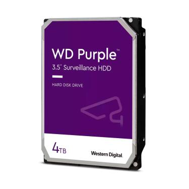 Imagem de HD 4TB Western Digital Purple Surveillance, SATA III 6Gb/s, Cache 256MB, 3.5" - WD43PURZ