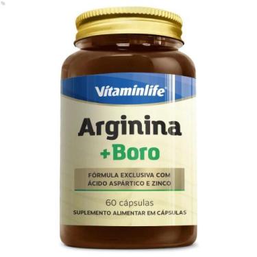 Imagem de Arginina + Boro Com Zinco 60 Cápsulas Vitaminlife