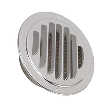 Imagem de Tampa de terminação para ventilação de tela de malha, tampa de ventilação para forno e telhado, extremidade redonda de tubo de escape de fio de aço inoxidável para cozinha e banheiro (120 mm)