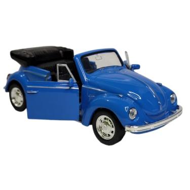 Imagem de Miniatura Carrinho de Ferro Fusca Conversível Nacional 1/36 (Azul)