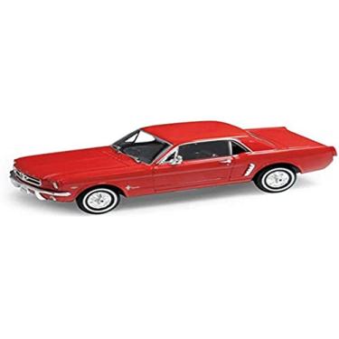 Imagem de MINIATURA 1964 FORD MUSTANG COUPE VERMELHO EM ESCALA 1/24