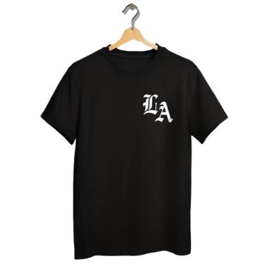 Imagem de Camiseta Preta Los Angeles Infantil Juvenil Do 4 Ao 16 - Alikids
