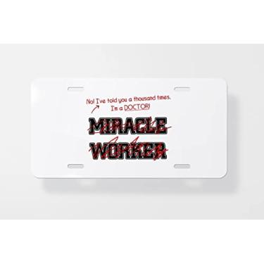 Imagem de Capa para placa de licença Doctor Worker – Capa para placa de carro – Capa para placa de carro 15 x 30 cm