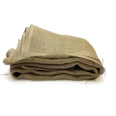 Imagem de Forros de juta de trama solta de juta de 1,82 m x 4,5 m de comprimento para canteiro elevado, cobertura de sementes e tecido de jardim (182 cm x 4,5 m)
