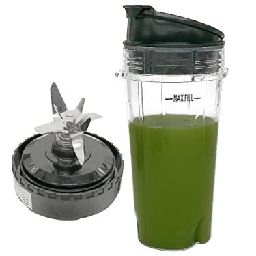Imagem de 1 conjunto com 3 peças de substituição para liquidificador Nutri Ninja, conjunto de lâmina inferior de reposição Pushingbest para Nutri Ninja para BL660 e BL740