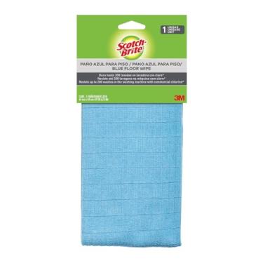 Imagem de 3M, Super Pano de Chão Scotch-Brite, Para Limpeza, Lavável e Reutilizável, Azul, 1 unidade