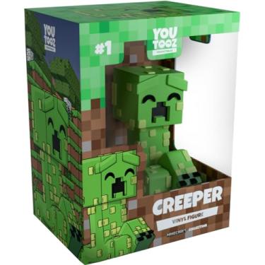 Imagem de Youtooz Minecraft Creeper 4" Inch Vinyl Figure, Official Licensed Mincraft Creeper Collectible Minecraft Collection