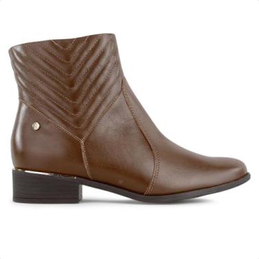 Imagem de Bota Ramarim Cano Curto Salto Médio Feminina