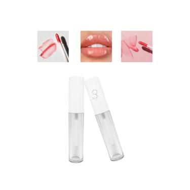 Imagem de Embalagens Vazias Gloss Express Lip Tint Batom 6ml - 5uni (Branco, Tampa)