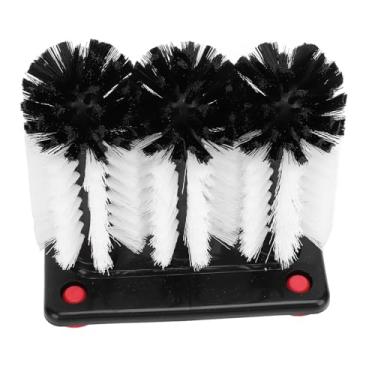 Imagem de Escova Principal do Copo de 3 Limpezas, Escova Longa do Copo da Perna da Escova Eficiente da Arruela de Vidro Com Base da Sução para a Barra