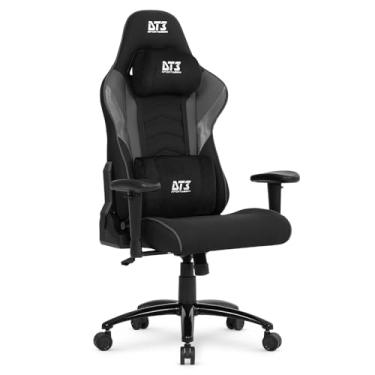 Imagem de Cadeira Gamer DT3 Elise Fabric, ergonomica e confortável em Tecido DT3 MaxWeave™, espuma injetada, estrutura em aço reforçado, braços 1D+, suporta até 130kg e altura máx. de 1,80m (Grey)