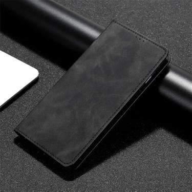 Imagem de Capa de couro luxuosa para Oneplus 3 3T 5t 6 6T 7 7T Pro Flip Capa carteira à prova de choque para OnePlus 5 magnética, preta, para Oneplus 3 3T