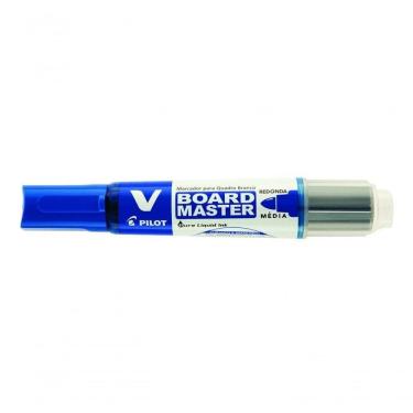 Imagem de Marcador Para Quadro Branco V-board Master Pilot Recarregável Azul