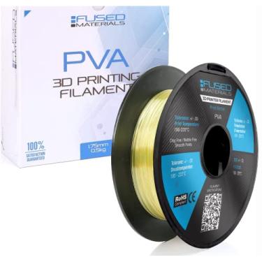 Imagem de Fused Materials Filamento de impressora 3D PVA, 1,75 mm, rolo de 0,5 kg