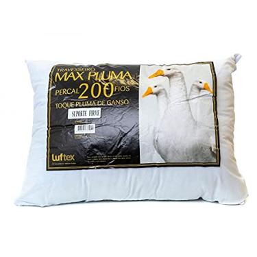 Imagem de Travesseiro Max Pluma Algodão 200 Fios 70x50