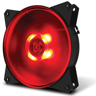Imagem de Fan para Gabinete Cooler Master, MasterFan 120mm MF120L LED, Vermelho