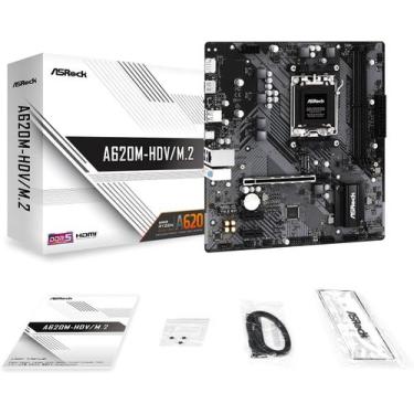 Imagem de Placa mae asrock a620m-hdv/m.2 am5 ddr5