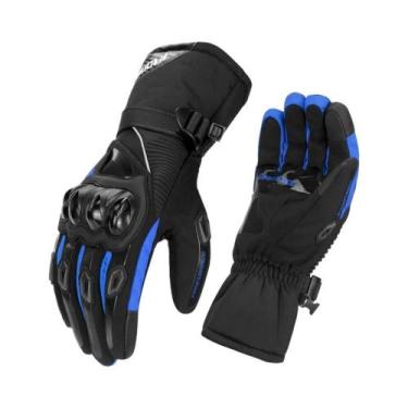 Imagem de Luvas de Motocicleta Touch Screen - À Prova d'Água e Vento - Ideal par