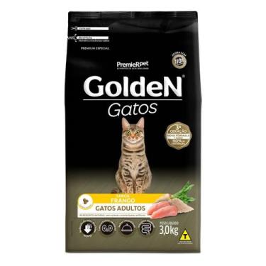 Imagem de Ração Golden Gatos Adultos sabor Frango 3 Kg, 3024-002