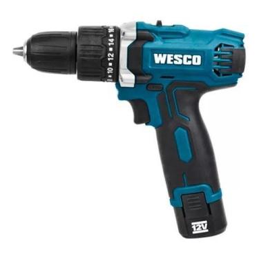 Imagem de Furadeira Parafusadeira De Impacto Bateria 12v Ws2547 Wesco, Bivolt