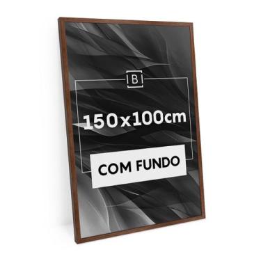 Imagem de Moldura 150x100 Cm C/ Fundo Quadro Foto Retrato Mdf Emoldurar Painel Q