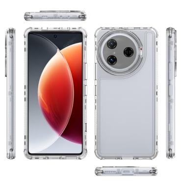 Imagem de Elubugod Compatível com Tecno Camon 30 Pro 5G, capa protetora anti-queda e absorção de choque 3 em 1 compatível com Tecno Camon 30 Pro 5G CL8 capa transparente