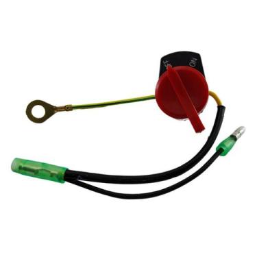 Imagem de Chave Liga/Desliga P/ Motores á Gasolina 6.5hp Linhas: R/RCE - Branco,