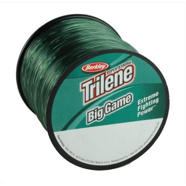 Imagem de Berkley Trilene® Big Game™, verde, 6,8 kg | 6,8 kg, 900 m | linha de pesca de monofilamento de 822 m, adequada para ambientes de água salgada e doce, marrom costeiro